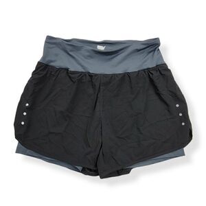 Unbranded Athletic Black/Gray shorts Small